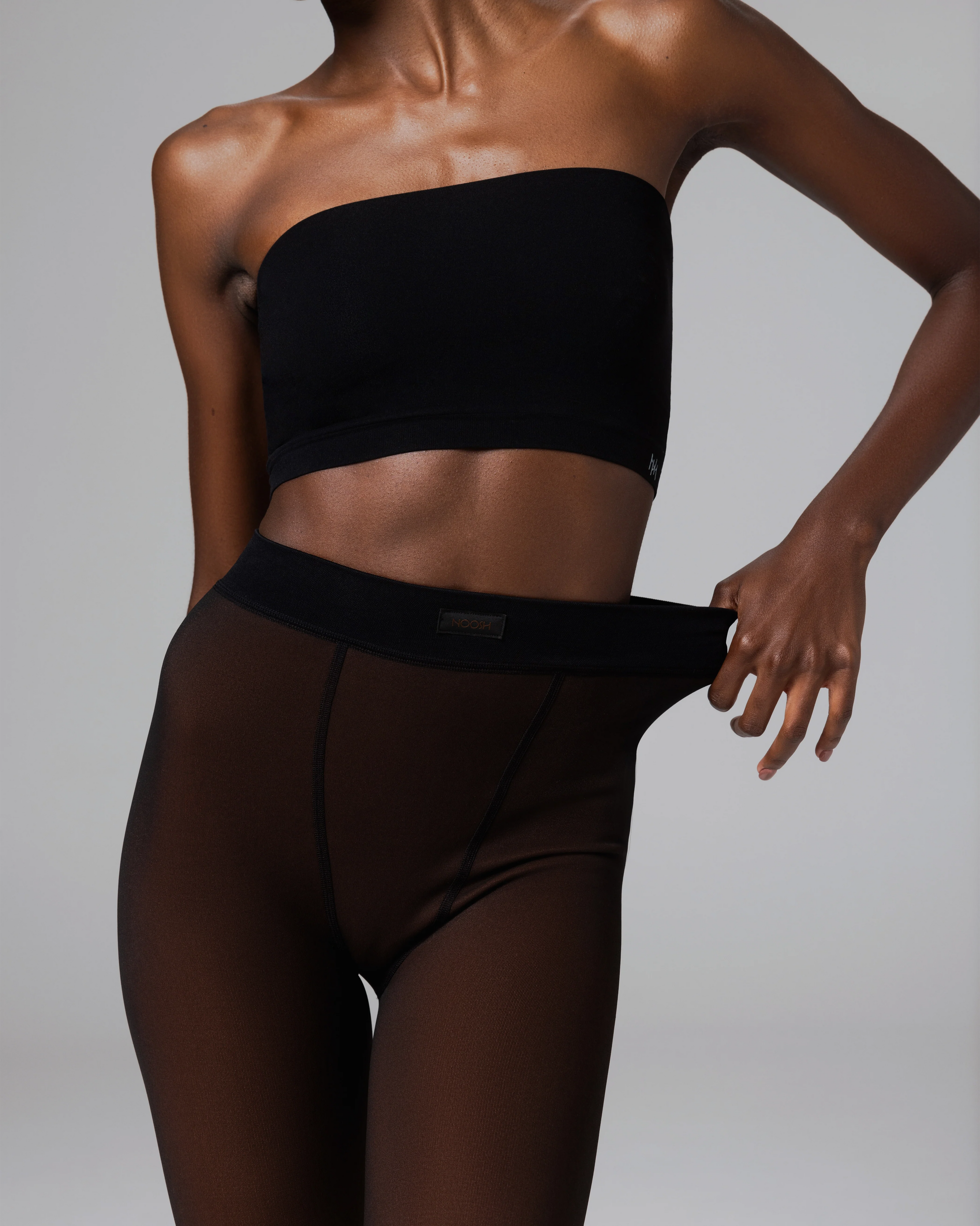 TOAST - FLEECE-LINED TIGHTS - SHEER ILLUSION