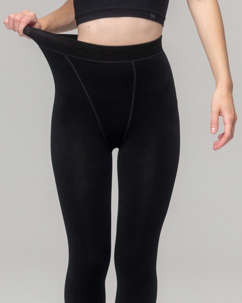 TOAST - FLEECE-LINED TIGHTS - OPAQUE