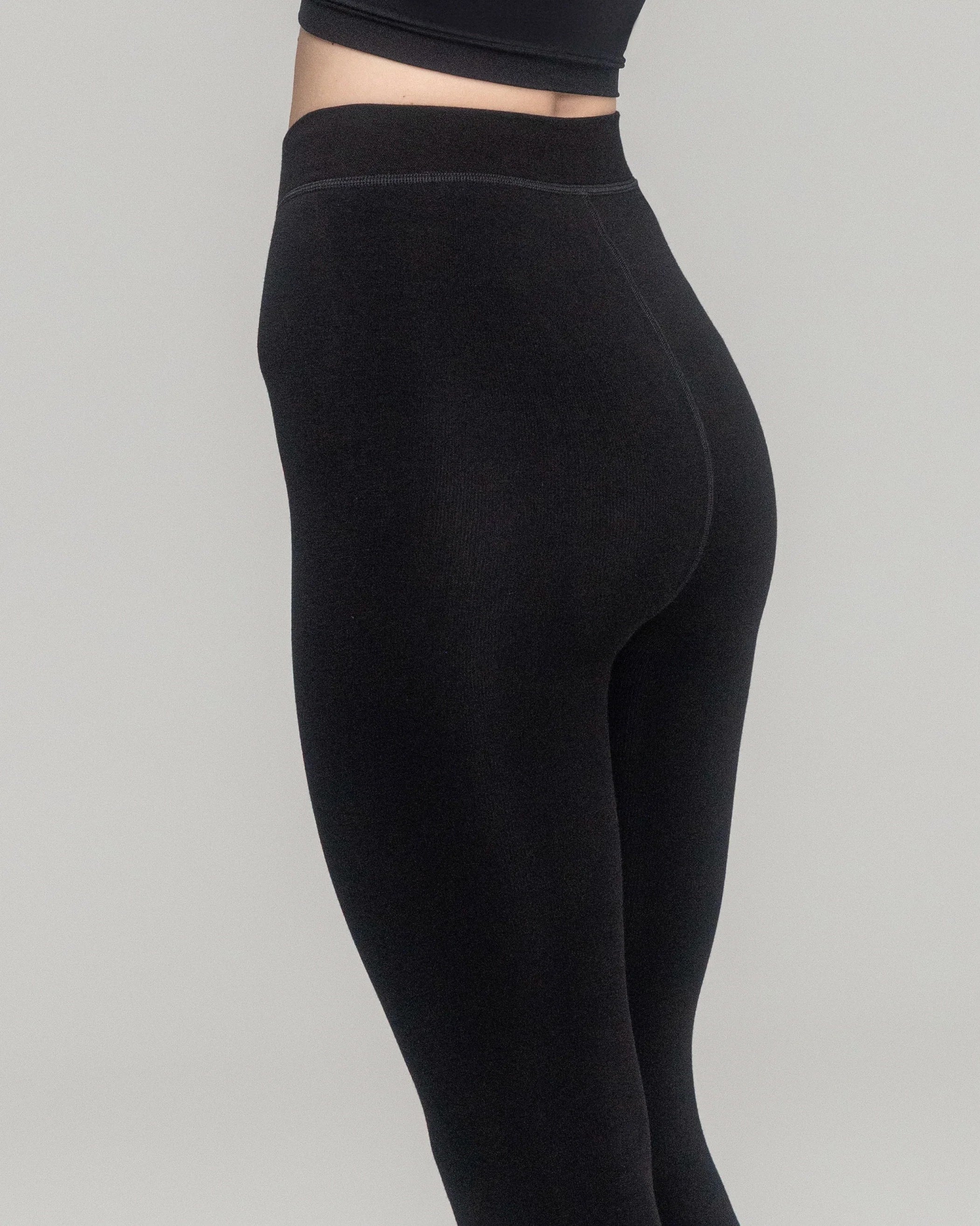 TOAST - FLEECE-LINED TIGHTS - OPAQUE