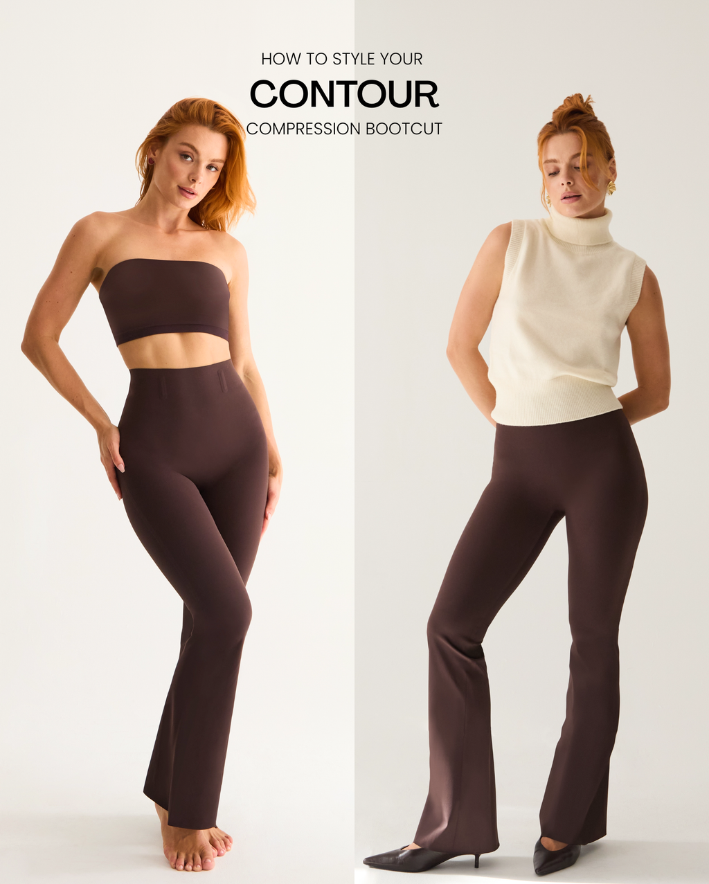 CONTOUR COMPRESSION BOOTCUT LEGGINGS