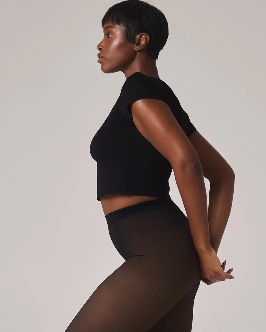 TOAST - FLEECE-LINED TIGHTS - SHEER ILLUSION